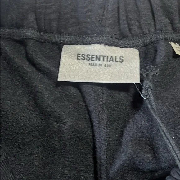Essentials Black Joggers - Picture 3 of 6